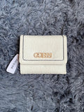 Cartera Compacta Dama GUESS® Logo Monogram Blanca