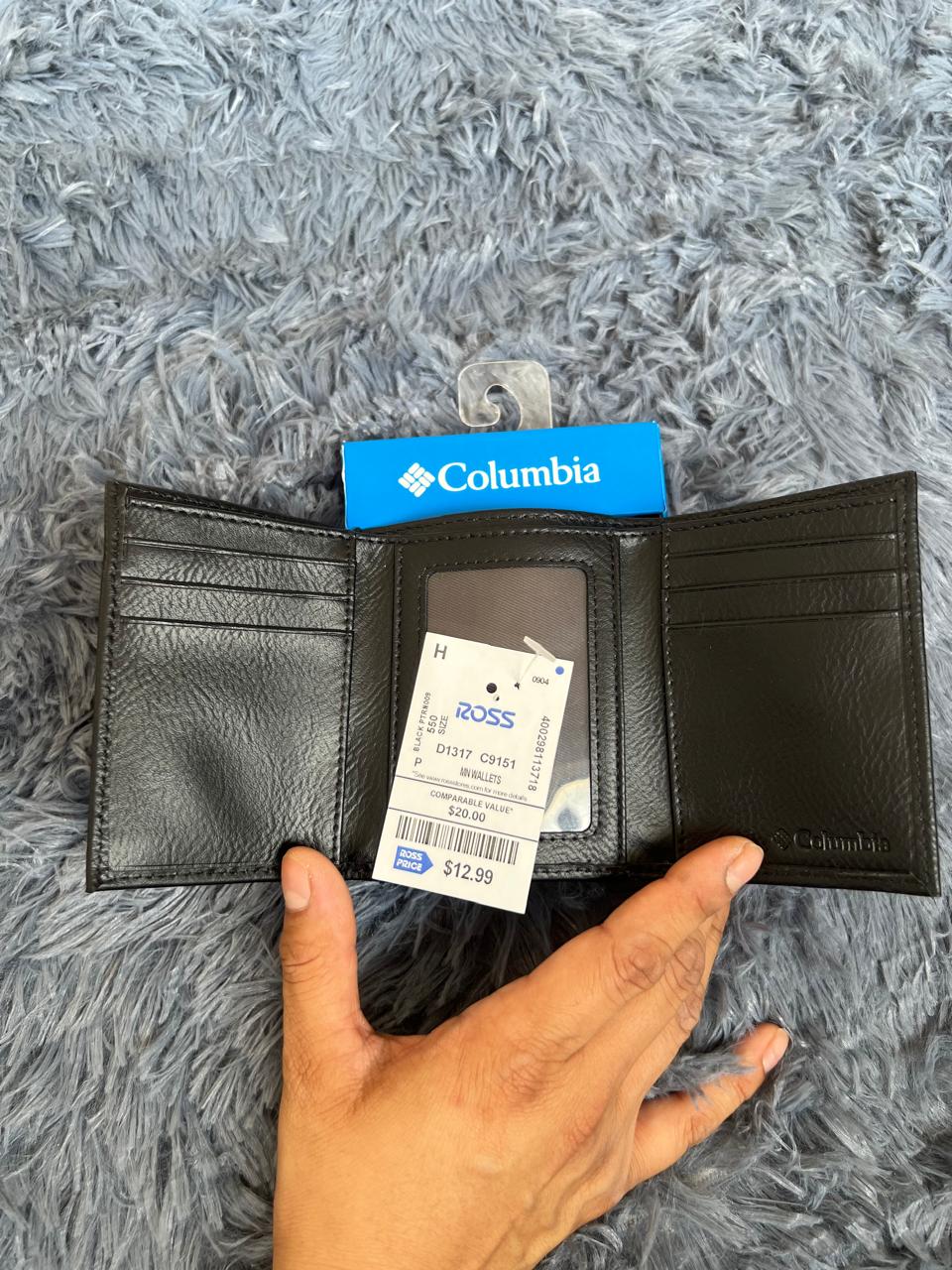 Cartera Hombre Columbia Sportswear® Negra Tipo Trifold