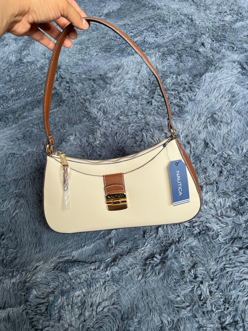 Bolsa Nautica Original Hobo Bicolor Elegante & Casual Premium